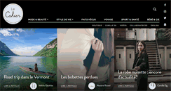 Desktop Screenshot of lecahier.com